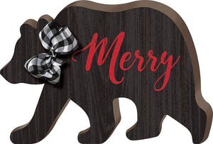 Merry Bear Sign