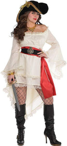 AMSCAN Pirate Dress Halloween Costume for Women, One Size
