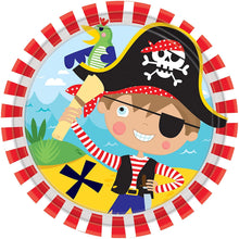 Load image into Gallery viewer, Little Pirate Dessert Plates 8ct
