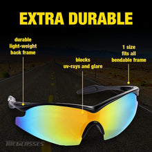 Load image into Gallery viewer, Bell+Howell Tac Glasses Sports Polarized Sunglasses For Men Women Cycling Driving Fishing Running 100% UV400 Protection- Tac Sunglasses with Anti Glare Polarized Lens As Seen On TV
