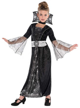 Load image into Gallery viewer, Amscan Girls Dark Countess Costume - Small (4-6)
