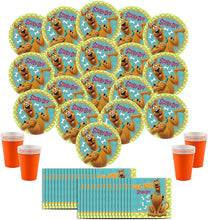 Load image into Gallery viewer, B-THERE Scooby Doo Party Supplies Any Occasion Party Pack - Seats 16: Napkins, Plates, and Cups - Childrens or Adults

