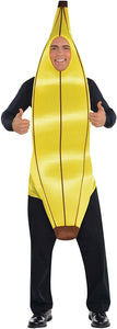 AMSCAN Going Banana Halloween Costume for Adults, Standard, with Armholes