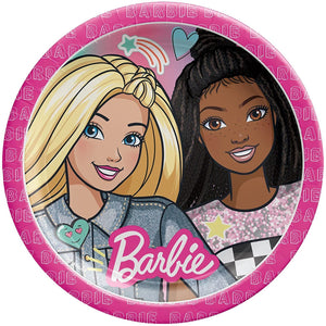 Party Supplies Bundle Barbie Party Pack Seats 8 - Napkins, Plates and Cups - Childrens Party Supplies