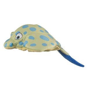 Wild and Wonderful Hats by Wildlife Artists Blue Spotted Ray Plush Stuffed Animal Hat, Childrens Toy Animal Hat