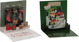 Pop Up Christmas Cards Set of 12 Popup Card For Kids, Adults, Men, Women
