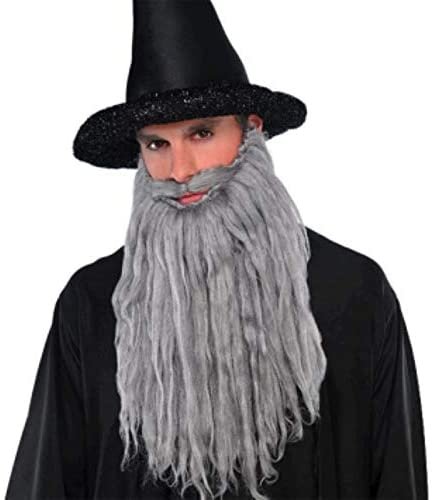amscan 840922 Gray Pirate Beard and Moustache | 1 Piece