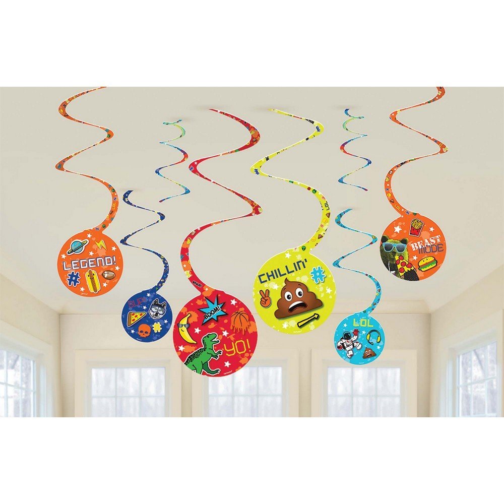 amscan - Epic Party Swirl Decoration (8)