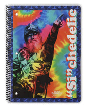 Load image into Gallery viewer, 4 Duck Dynasty Spiral Bound Notebooks - 90 Wide Ruled Sheets 10.5&quot; x 8&quot; - Duck Dynasty Merchandise, Si Notepads, Faith Family Ducks Journals
