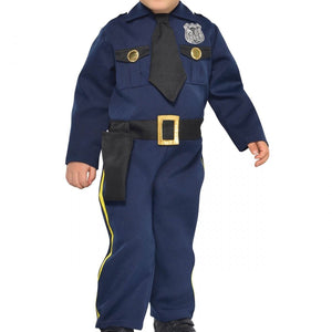Amscan Baby Cop Costume - 6-12 Months, Red