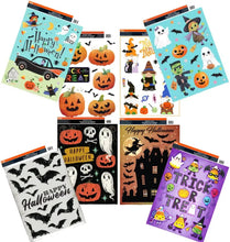 Load image into Gallery viewer, B-THERE Halloween Fall Decorations 12&quot; x 17&quot; Window Clings, Halloween Decor Bundle of 8 Sheets
