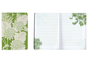 Set of 3 Florence Broadhurst Pocket Journals (Spot Floral) - 96 Lined Pages in each Notebook - 4.25" x 6.125" Notepad Size