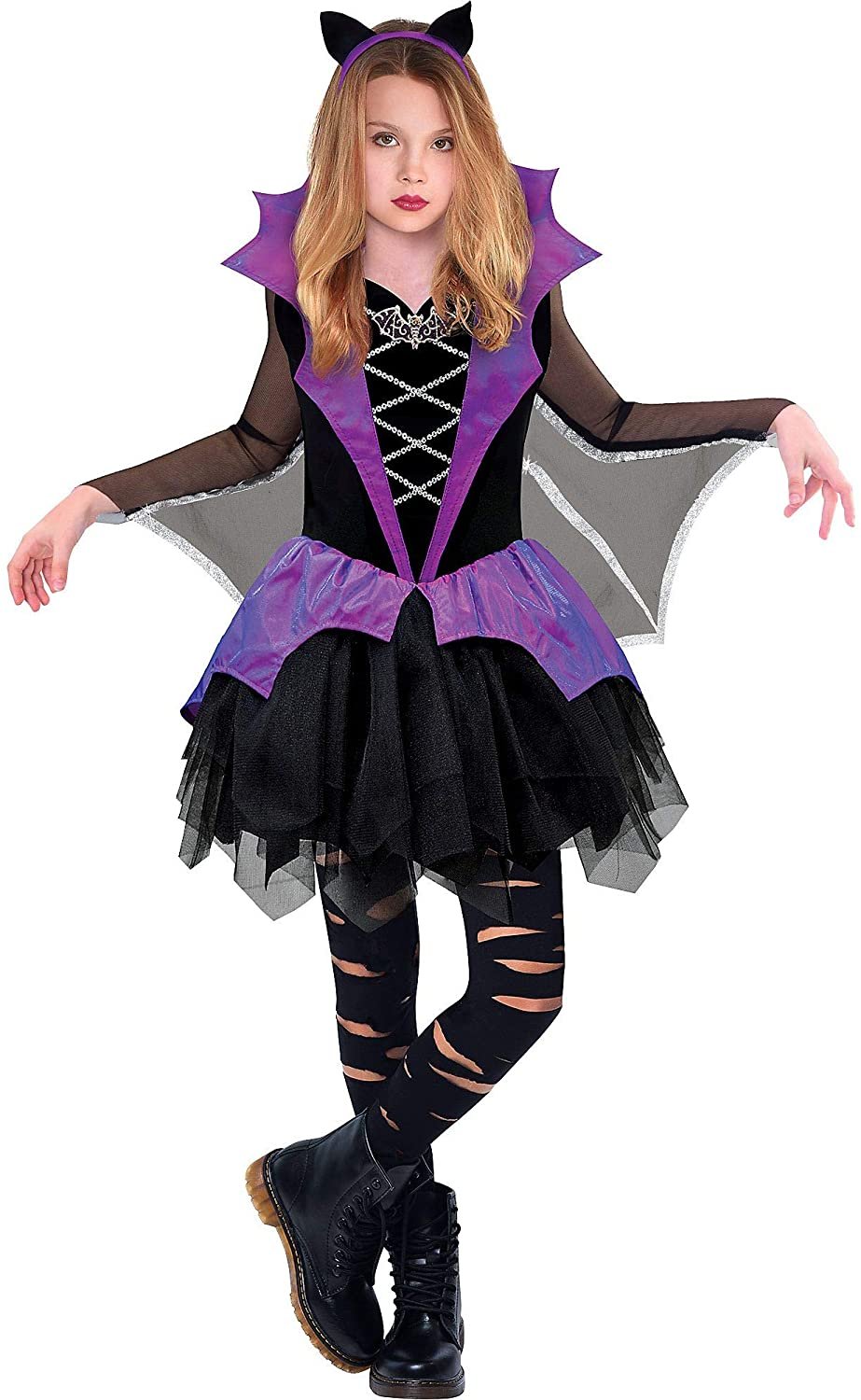 amscan Halloween Girl's Miss Battiness Costume