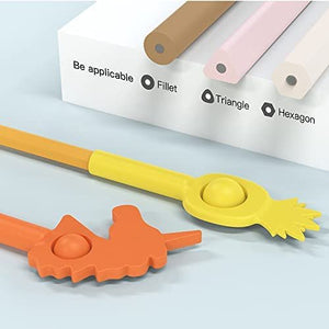 B-THERE Pencil Fidget Topper Toy Pop it Push Bubble (12 Pack)