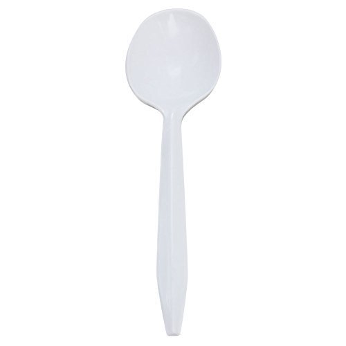 Lollicup U2002 Karat Medium-Weight Disposable Soup Spoon, 5.4