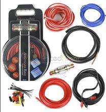 Load image into Gallery viewer, 8 Gauge Amplifier Wiring Installation Amp Kit Car Audio Red Cable AB-AK8 ﻿

