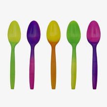 Load image into Gallery viewer, Color Changing Spoons That Change Colors When Cold in Bulk - Fun Ice Cream Spoons!
