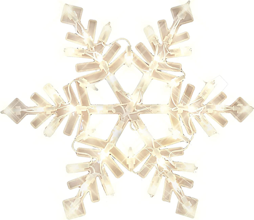 Impact Innovations Christmas Lighted Window Decoration, Snowflake (94999D)