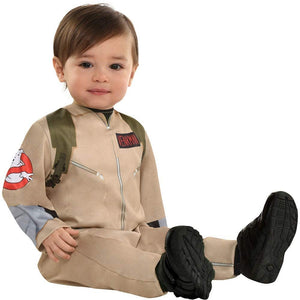 Party City Ghostbusters Halloween Costume for Babies, Includes Printed Jumper with Leg Snaps