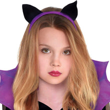 Load image into Gallery viewer, Miss Battiness Vampire Halloween Costume for Girls, Small, with Included Accessories, by Amscan
