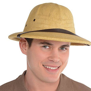 AMSCAN Straw Hat Halloween Costume Accessories, One Size