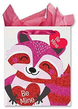 Load image into Gallery viewer, B-THERE Bundle of 4 Valentine&#39;s Day Tri-Glitter Gift Bags, Large. Valentine Gift Supplies, Tissue Paper Included.

