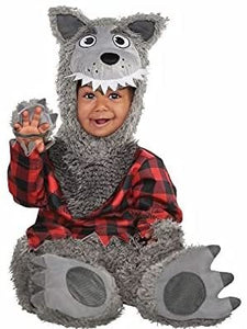 Baby Wolf Costume - 12-24 Months | 2 Ct