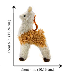 B-KIDS Llama Stuffed Animal Plush and Keychain Set