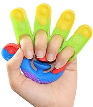 Load image into Gallery viewer, Pop Fidget Hand Popper Toy Squeeze Loud Snap Fidget Toy BPA Food Grade Silicone Sensory Toys for Anxiety and Stress Relief
