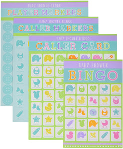Amscan Games, Baby Shower Value Bingo, Multicolor, Multi Sizes Party Supplies