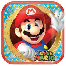 Load image into Gallery viewer, Super Mario Brothers Party Pack Seats 8 - Napkins, Plates, and Cups - Super Mario Brothers Party Supplies, Standard Party Pack
