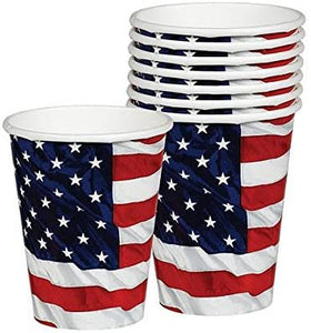 Flying Colors Party Cups, 9 oz., 8 Ct.
