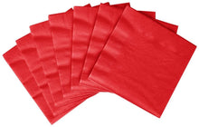 Load image into Gallery viewer, Amscan Value Solid Beverage Napkins, Apple Red Party Supplies, 5&quot; x 5&quot;
