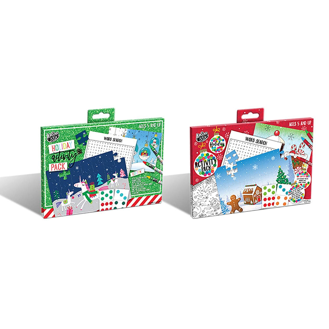 B-THERE Bundle of 2 Xmas Activity Packs, Christmas Activity Pack. Filled with Fun Activities for The Holidays