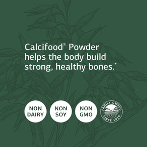 Standard Process Calcifood Powder - Supports Calcium Absorption - Build Bone Strength with Protein, Calcium, Phosphorus, Oat Flour, Defatted Wheat Germ, Organic Carrot, Date, and More - 10 Ounces
