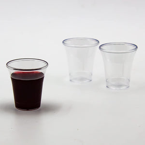 B-THERE 1000 Count Clear Disposable Communion Cups Set