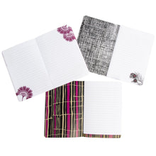 Load image into Gallery viewer, Set of 3 Florence Broadhurst Pocket Journals (Spot Floral) - 96 Lined Pages in each Notebook - 4.25&quot; x 6.125&quot; Notepad Size
