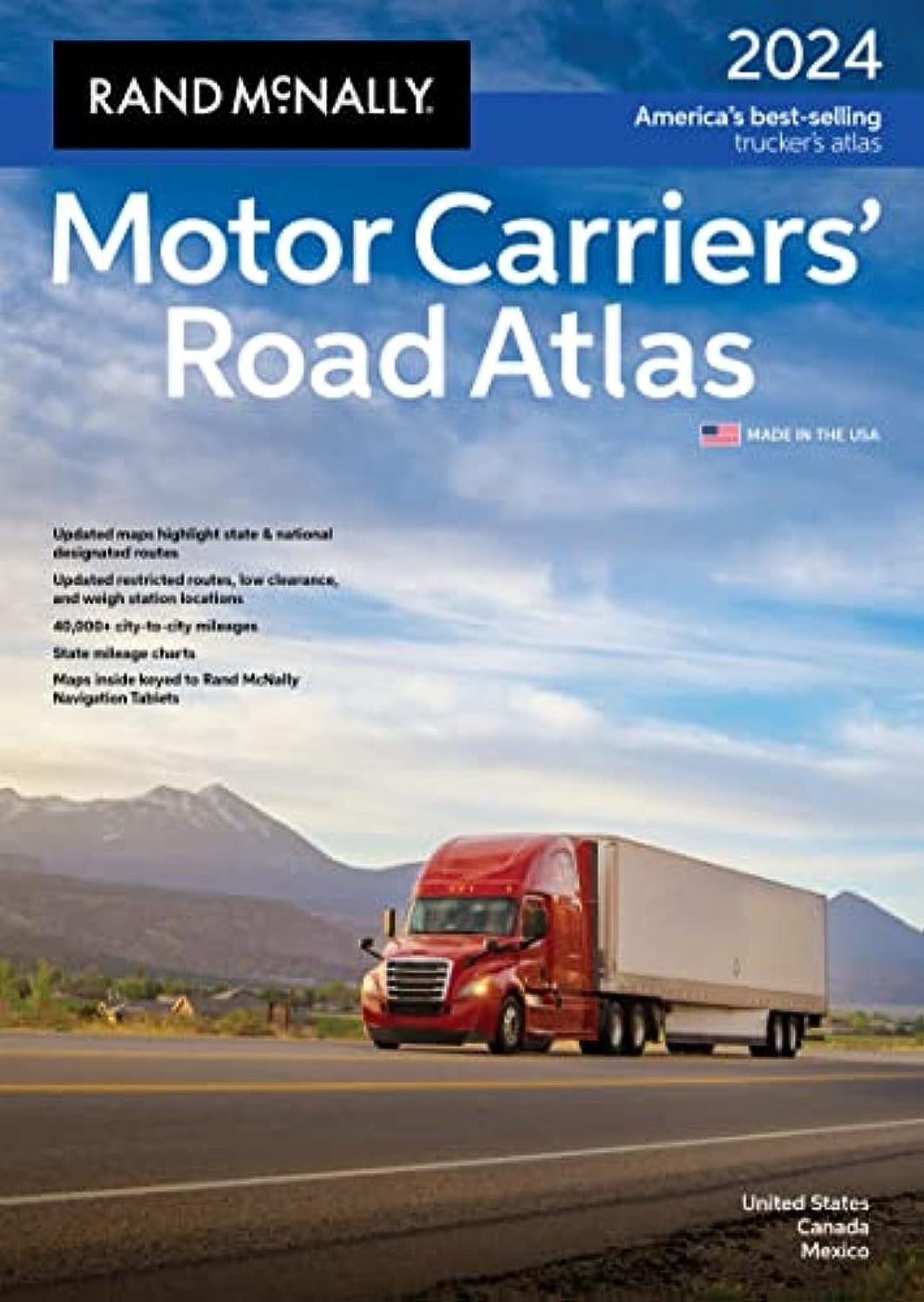 Rand McNally 2024 Motor Carriers' Road Atlas (The Rand McNally Motor Carriers' Road Atlas)