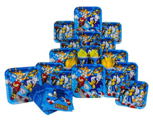 Load image into Gallery viewer, Sonic The Hedgehog Party Pack Seats 8 - Napkins, Plates, and Cups Sonic The Hedgehog Party Supplies
