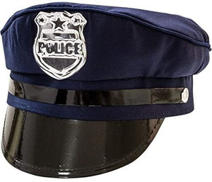 Amscan 392125 Police Fiber Costume Hat