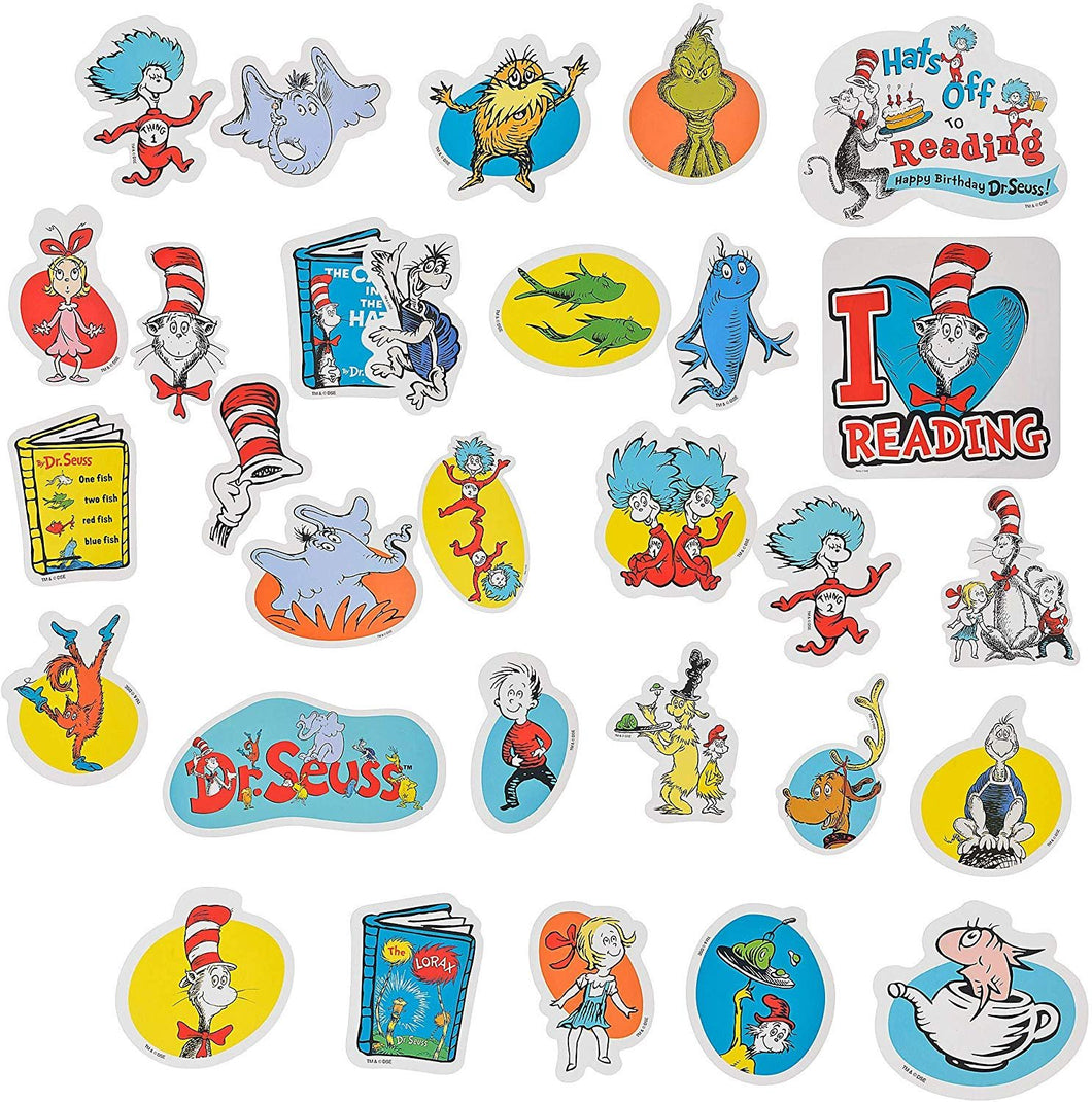 Amscan Dr. Seuss Books Cutouts, Classroom Decorations, Cardstock, 30 Count