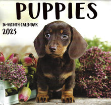 Load image into Gallery viewer, 2023 Puppies Full Size Wall Calendar for Planning, Scheduling, and Organizing
