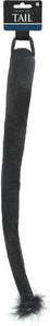 amscan Fancy Cat Tail Costume Accessory - 20", Black - 1 Pc.