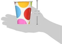 Load image into Gallery viewer, amscan Cabana Dots Paper Cups Birthday Party Hot and Cold Beverage Drinks Disposable Tableware and Drinkware (8 Pack), Multi Color, 9 oz..
